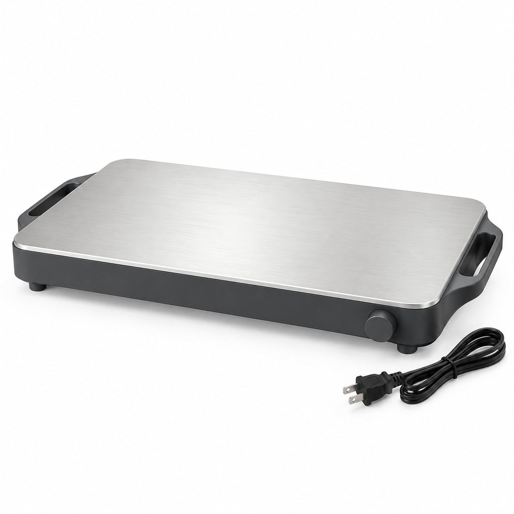 Compact Aluminum Electric Warming Tray