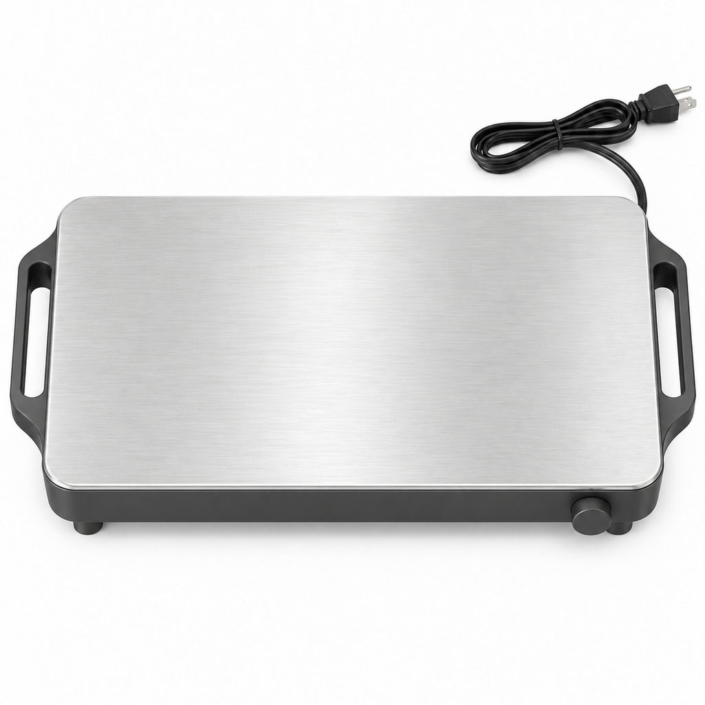 Compact Aluminum Electric Warming Tray