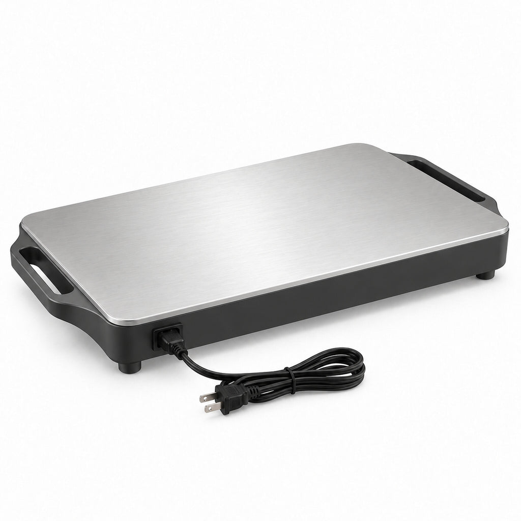 Compact Aluminum Electric Warming Tray
