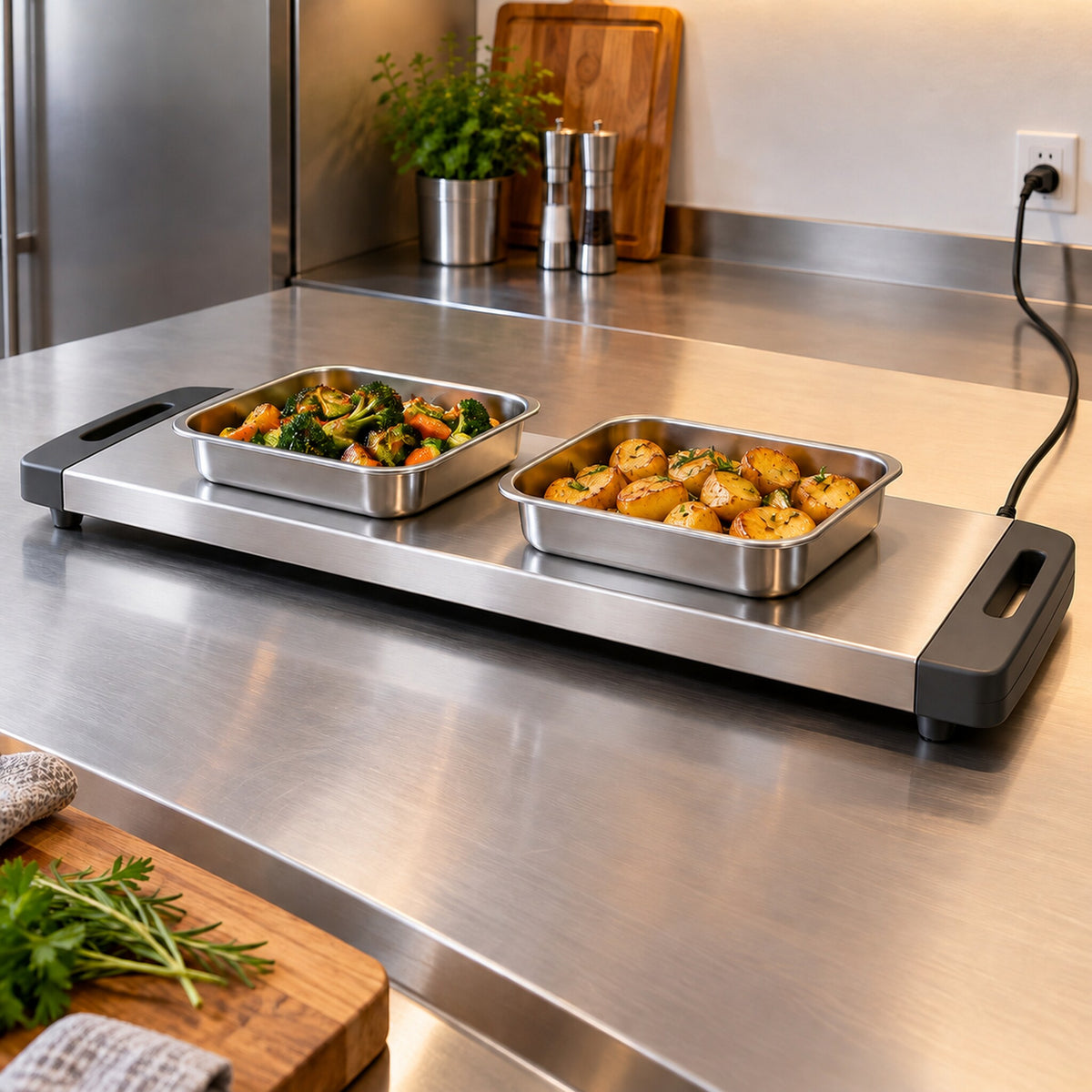 Slim Buffet Electric Warming Tray