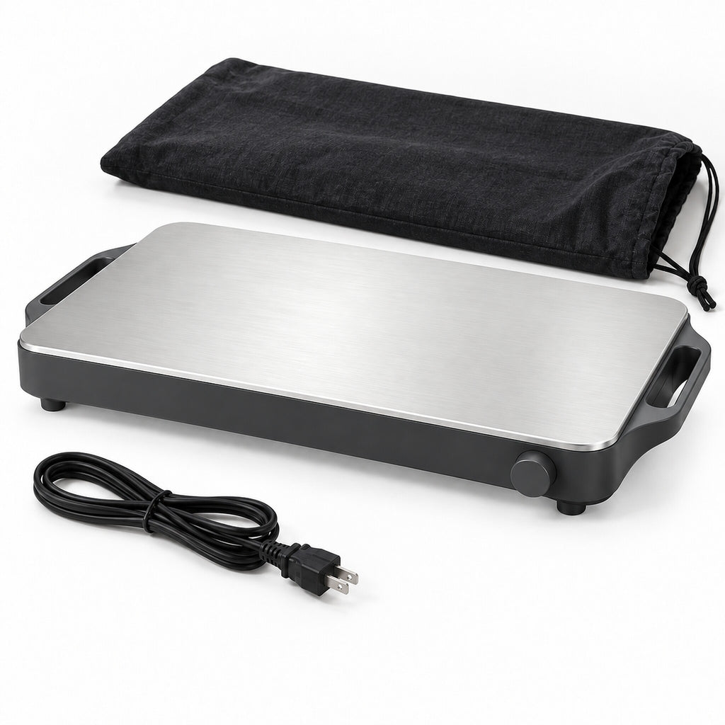Compact Aluminum Electric Warming Tray