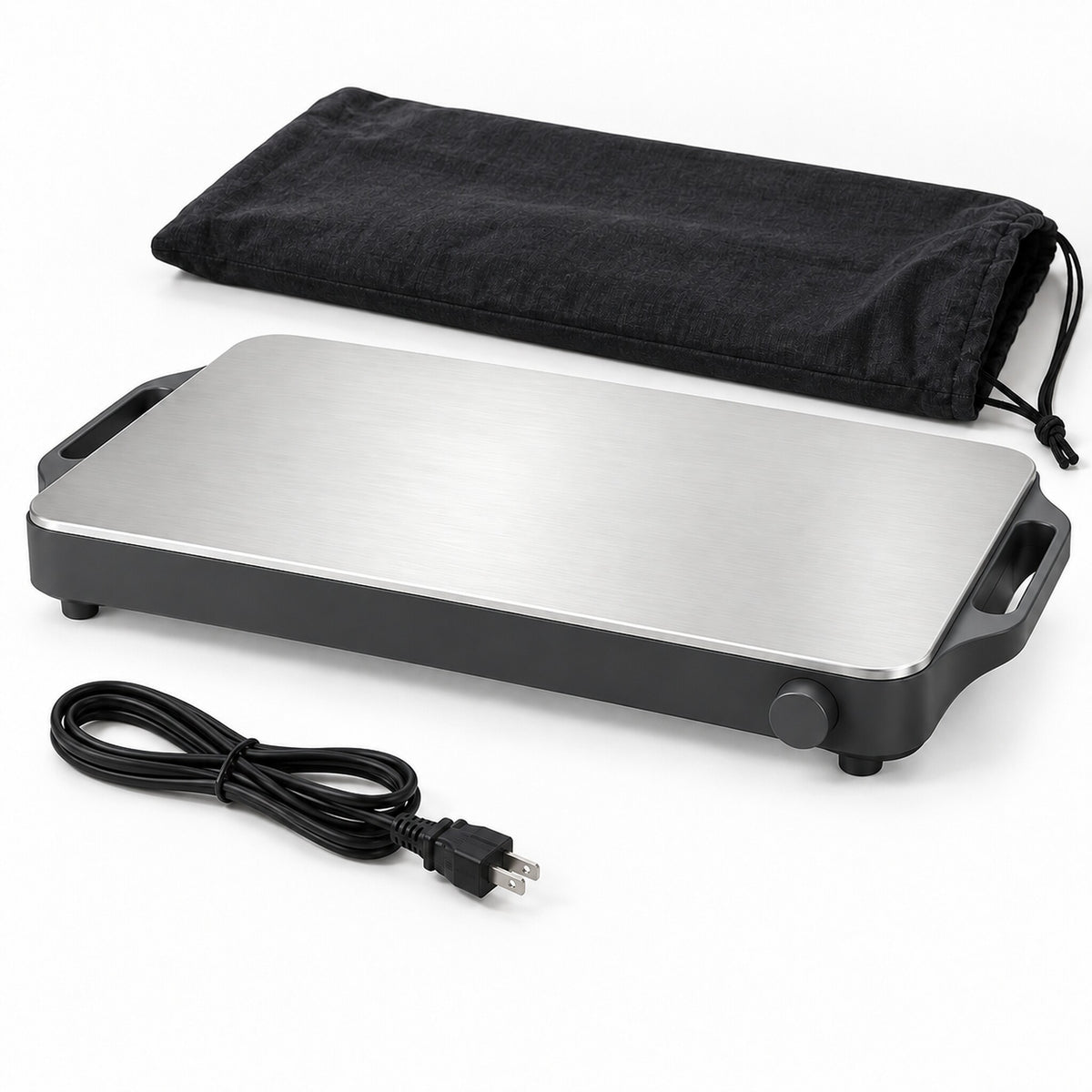 Compact Aluminum Electric Warming Tray